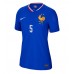 Frankreich Jules Kounde #5 Heimtrikot Frauen EM 2024 Kurzarm